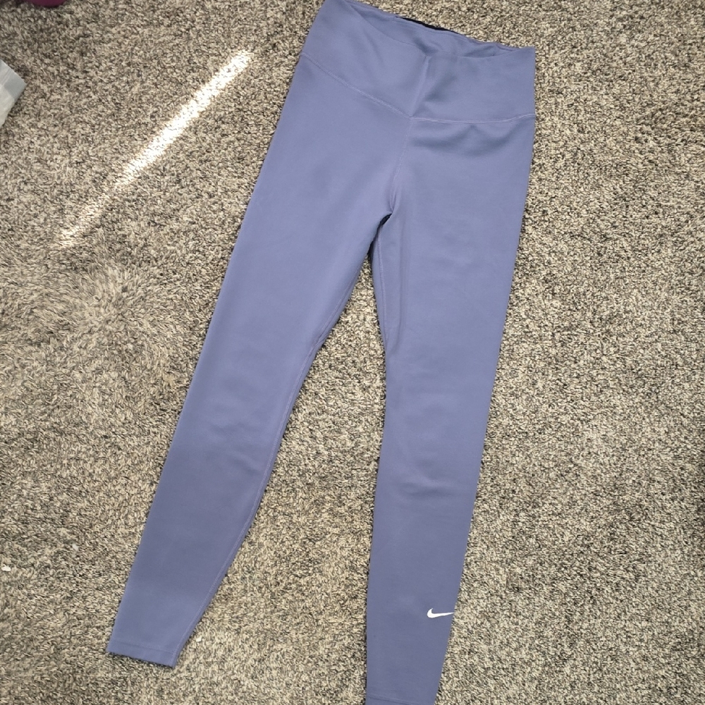 Nike Girls' Lavender High-Waist Performance Leggings